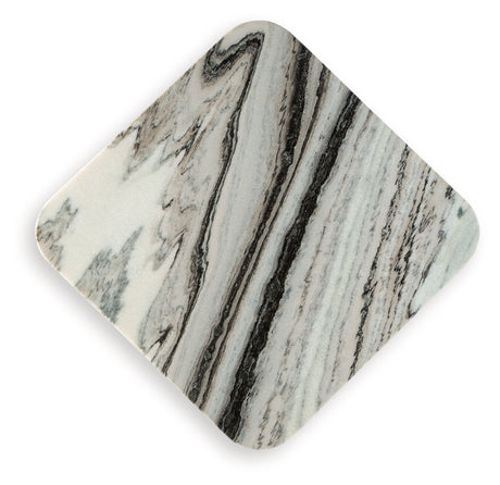 Baretton Black/White/Taupe Accent Coffee Table from Ashley - Luna Furniture