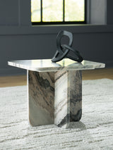 Baretton Black/White/Taupe Accent Coffee Table from Ashley - Luna Furniture