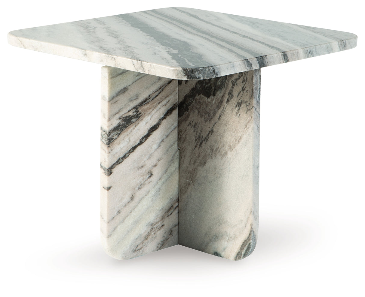 Baretton Black/White/Taupe Accent Coffee Table from Ashley - Luna Furniture