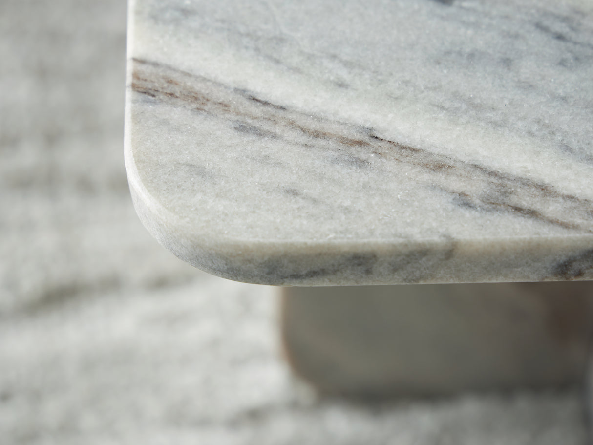 Baretton Black/White/Taupe Accent Coffee Table from Ashley - Luna Furniture