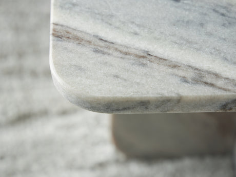 Baretton Black/White/Taupe Accent Coffee Table from Ashley - Luna Furniture