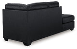 Barlin Mills Carbon Left-Arm Facing Corner Chaise from Ashley - Luna Furniture
