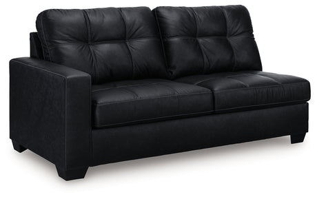 Barlin Mills Carbon Left-Arm Facing Sofa from Ashley - Luna Furniture