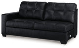 Barlin Mills Carbon Left-Arm Facing Sofa from Ashley - Luna Furniture