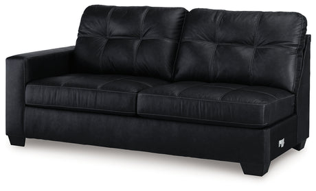 Barlin Mills Carbon Left-Arm Facing Sofa from Ashley - Luna Furniture