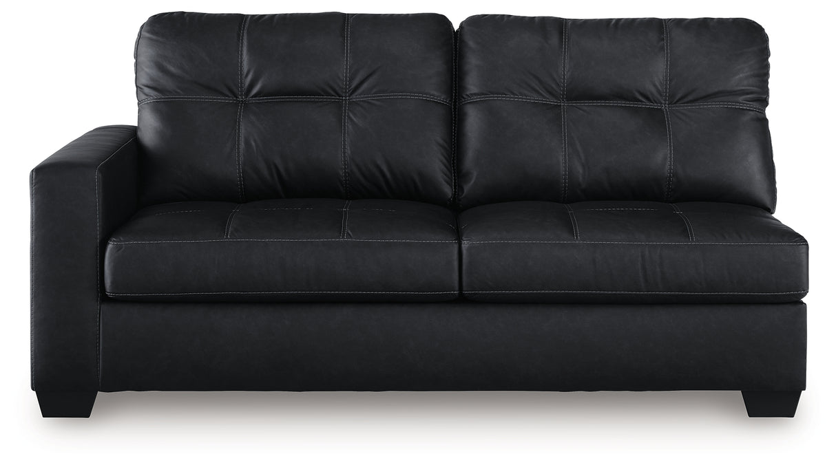 Barlin Mills Carbon Left-Arm Facing Sofa from Ashley - Luna Furniture