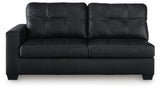 Barlin Mills Carbon Left-Arm Facing Sofa from Ashley - Luna Furniture