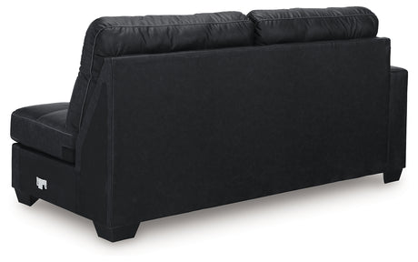 Barlin Mills Carbon Left-Arm Facing Sofa from Ashley - Luna Furniture