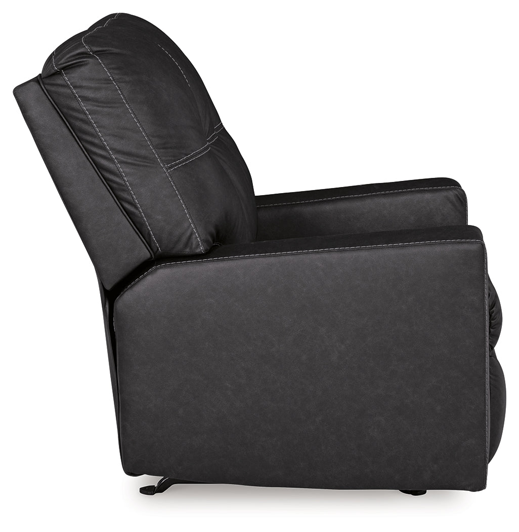 Barlin Mills Carbon Recliner from Ashley - Luna Furniture