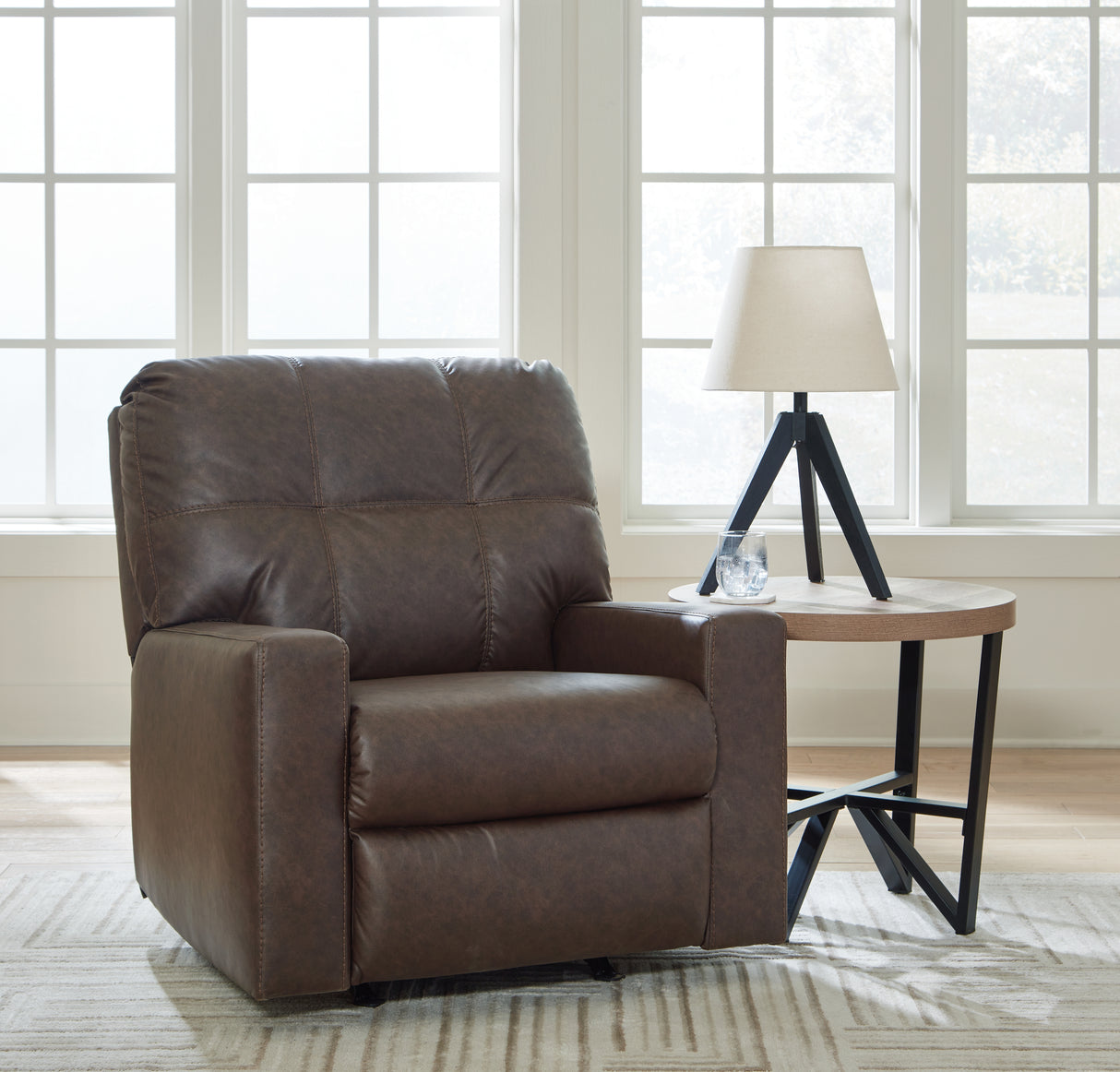 Barlin Mills Umber Recliner from Ashley - Luna Furniture