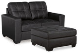 Barlin Mills Loveseat and Oversized Ottoman from Ashley - Luna Furniture