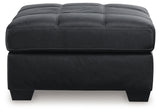 Barlin Mills Loveseat and Oversized Ottoman from Ashley - Luna Furniture