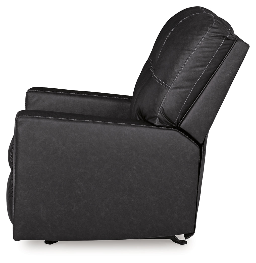 Barlin Mills Recliner and Oversized Accent Ottoman from Ashley - Luna Furniture