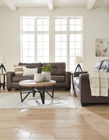 Barlin Mills Sofa and Loveseat in Umber from Ashley - Luna Furniture