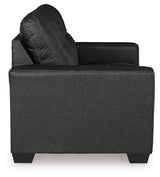 Barlin Mills Sofa, Loveseat and Recliner in Carbon from Ashley - Luna Furniture