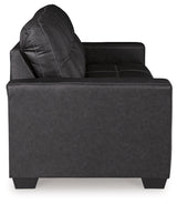 Barlin Mills Sofa, Loveseat and Recliner in Carbon from Ashley - Luna Furniture