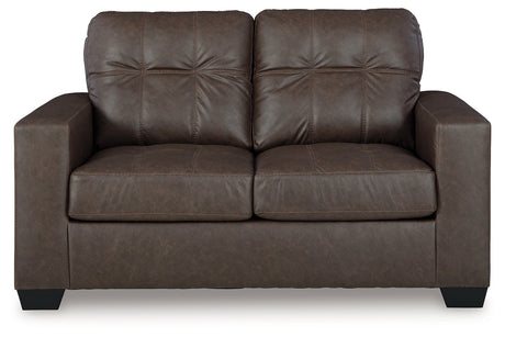 Barlin Mills Sofa, Loveseat and Recliner in Umber from Ashley - Luna Furniture