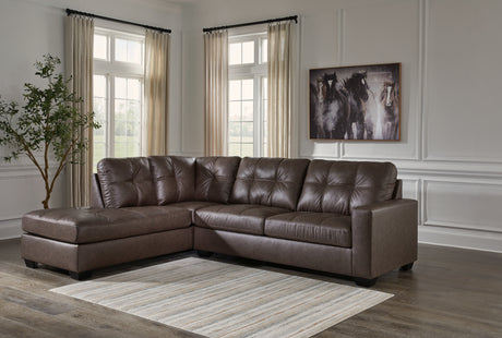 Barlin Mills Umber 2-Piece LAF Chaise Sectional from Ashley - Luna Furniture