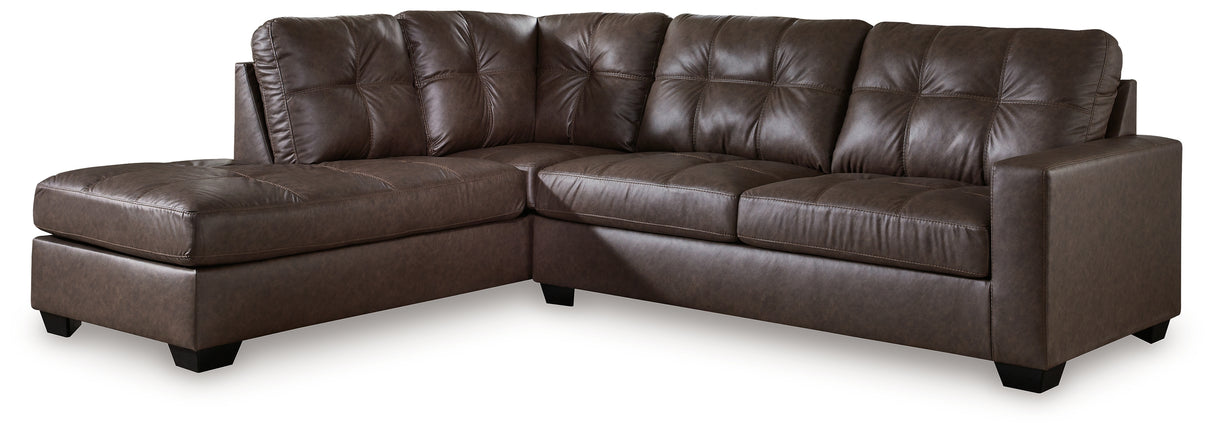 Barlin Mills Umber 2-Piece LAF Chaise Sectional from Ashley - Luna Furniture