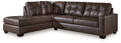 Barlin Mills Umber 2-Piece LAF Chaise Sectional from Ashley - Luna Furniture