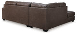 Barlin Mills Umber 2-Piece LAF Chaise Sectional from Ashley - Luna Furniture