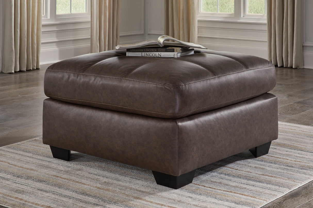 Barlin Mills Umber Oversized Accent Ottoman from Ashley - Luna Furniture