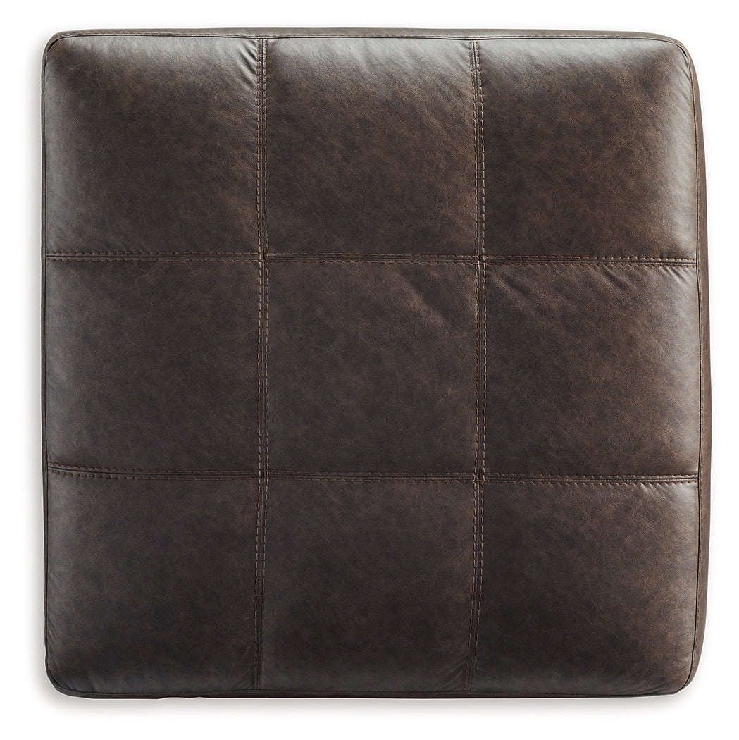 Barlin Mills Umber Oversized Accent Ottoman from Ashley - Luna Furniture