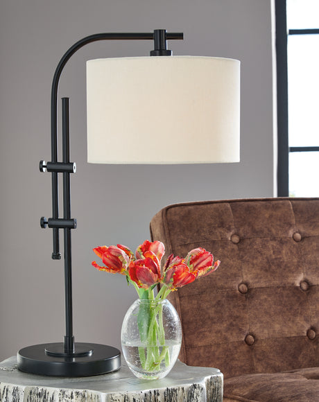 Baronvale 2-Piece Table Lamp Set in Black from Ashley - Luna Furniture