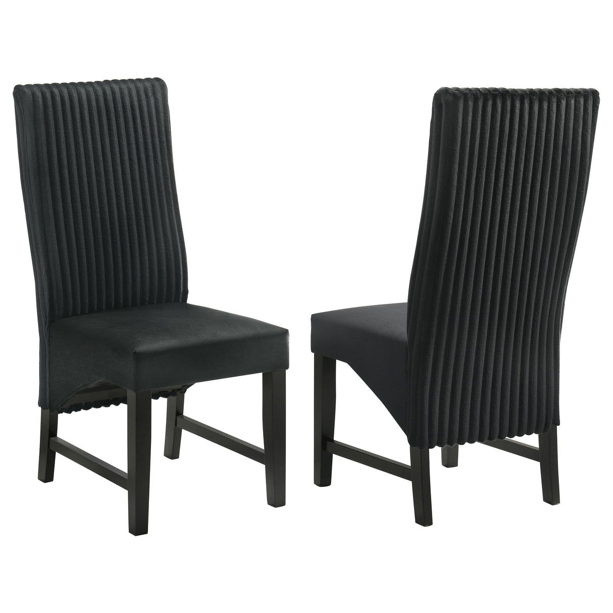 Barrand Black Dining Side Chair, Set of 2 from Coaster - Luna Furniture