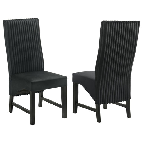 Barrand Black Dining Side Chair, Set of 2 from Coaster - Luna Furniture