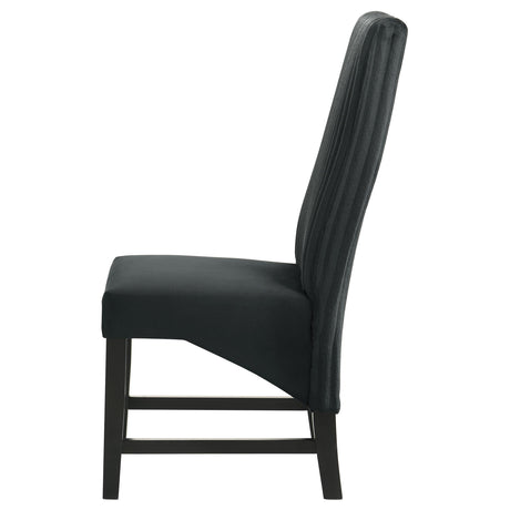 Barrand Black Dining Side Chair, Set of 2 from Coaster - Luna Furniture