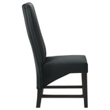 Barrand Black Dining Side Chair, Set of 2 from Coaster - Luna Furniture