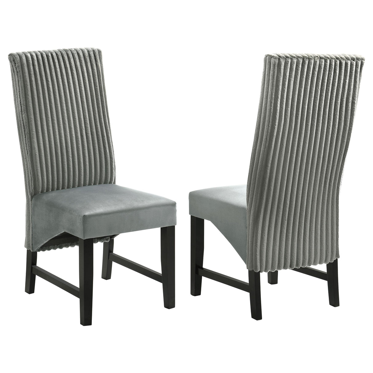 Barrand Gray Dining Side Chair, Set of 2 from Coaster - Luna Furniture