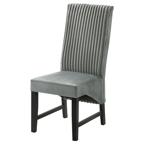 Barrand Gray Dining Side Chair, Set of 2 from Coaster - Luna Furniture
