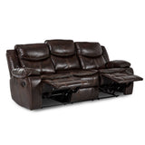 Bastrop Brown Reclining Sofa from Homelegance - Luna Furniture