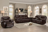 Bastrop Brown Reclining Sofa from Homelegance - Luna Furniture
