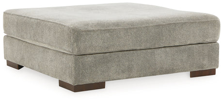 Bayless Smoke 3-Piece Sectional with Ottoman from Ashley - Luna Furniture