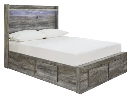 Baystorm Full Panel Storage Bed and Nightstand from Ashley - Luna Furniture