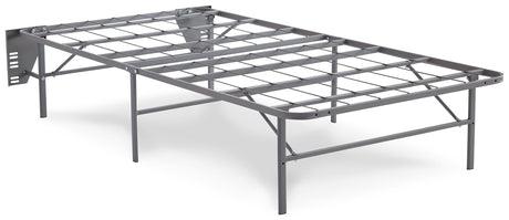 Baystorm Gray 2 Twin Panel Beds, 2 Mattresses, 2 Foundations, and Chest from Ashley - Luna Furniture
