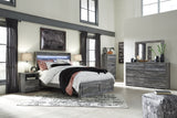 Baystorm Gray Queen Panel Storage Bed, Dresser, Mirror, Chest and 2 Nightstands from Ashley - Luna Furniture