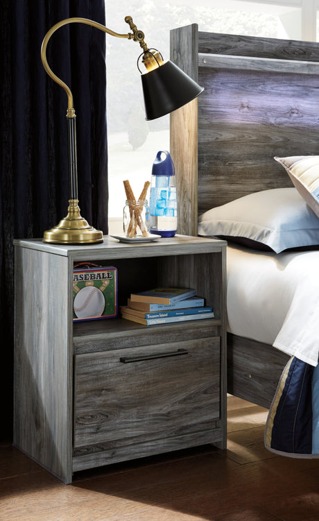 Baystorm King Storage Bed, Dresser, Mirror, Chest and 2 Nightstands from Ashley - Luna Furniture