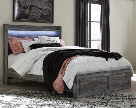 Baystorm Queen Panel Storage Bed and 2 Nightstands from Ashley - Luna Furniture