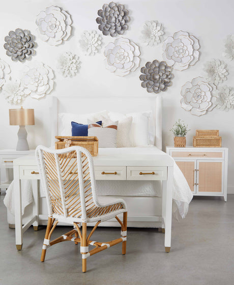 Stella 1-Drawer Nightstand in Matte White from Essentials For Living - Luna Furniture