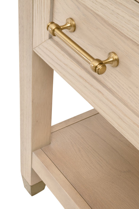 Stella 1-Drawer Nightstand in Light Honey Oak from Essentials For Living - Luna Furniture