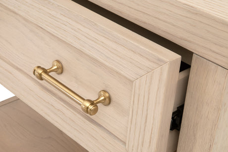 Stella 1-Drawer Nightstand in Light Honey Oak from Essentials For Living - Luna Furniture