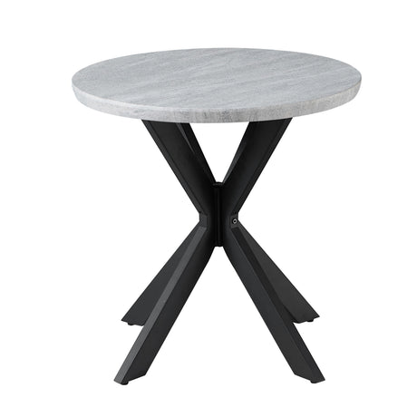 Keyla Faux-Marble Round End Table from Steve Silver - Luna Furniture
