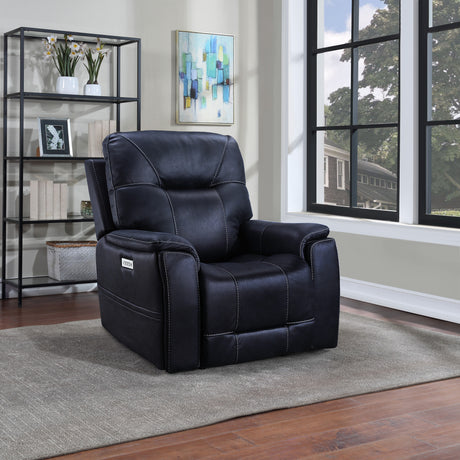 Lexington Ocean Blue Triple-Power Media Recliner from Steve Silver - Luna Furniture