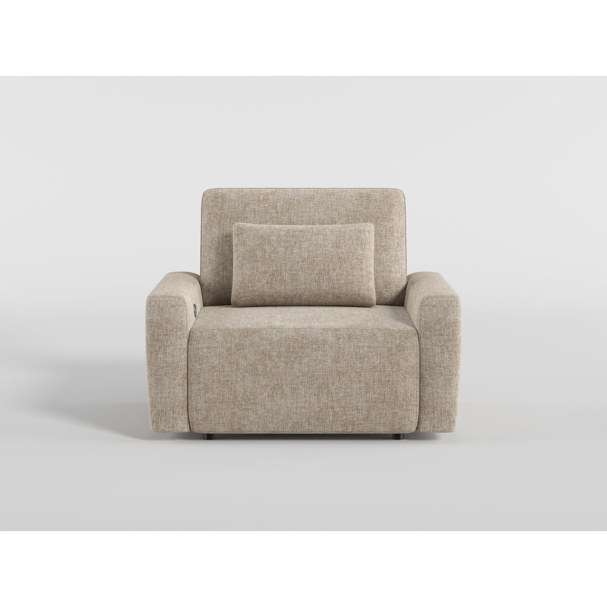 8345TPE-1 Convertible Sleeper Chair with Charging Ports from Homelegance - Luna Furniture