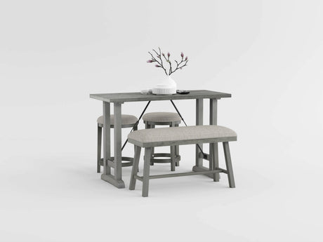 Auburndale Light Gray Counter Height Table from Homelegance - Luna Furniture