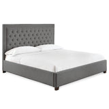 Isadora Gray King Bed from Steve Silver - Luna Furniture